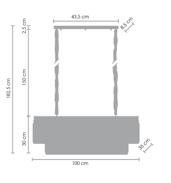 Lustră Sparkle Double Anthracite MP0097B, Step Into Design