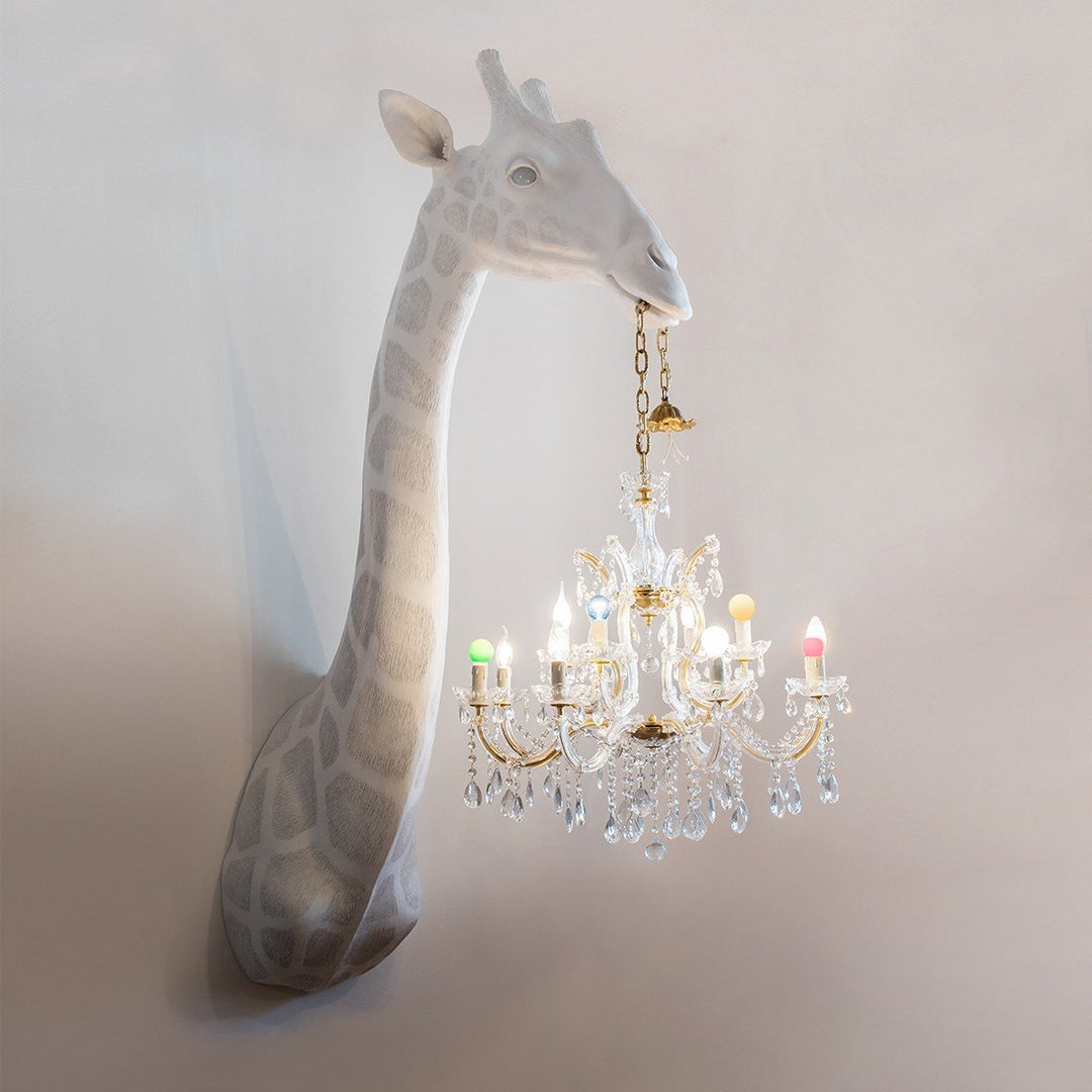 Giraffe in Love Wall Lamp White, Qeeboo