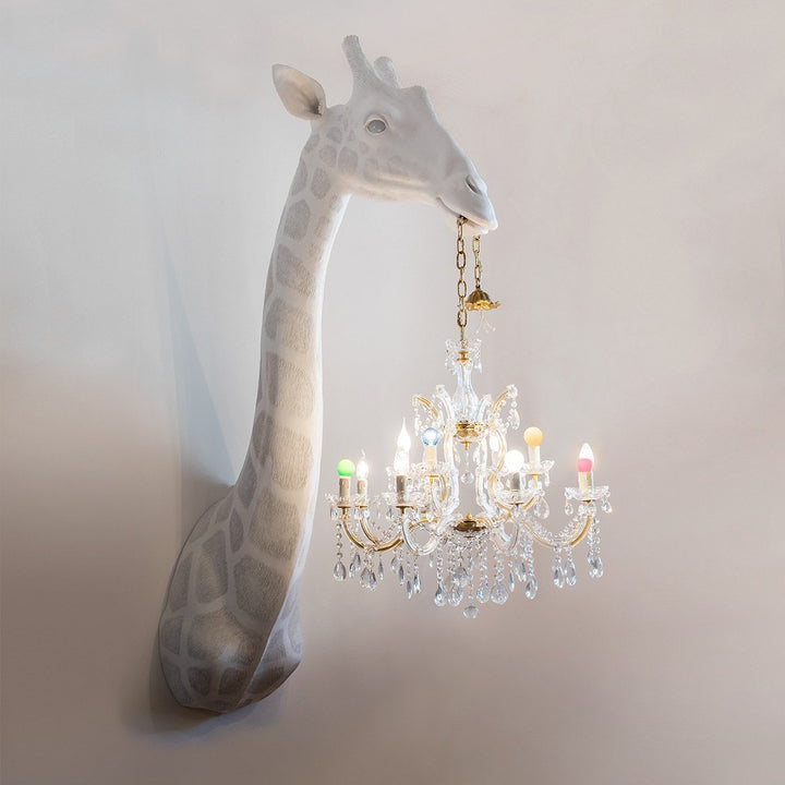 Giraffe in Love Wall Lamp White, Qeeboo