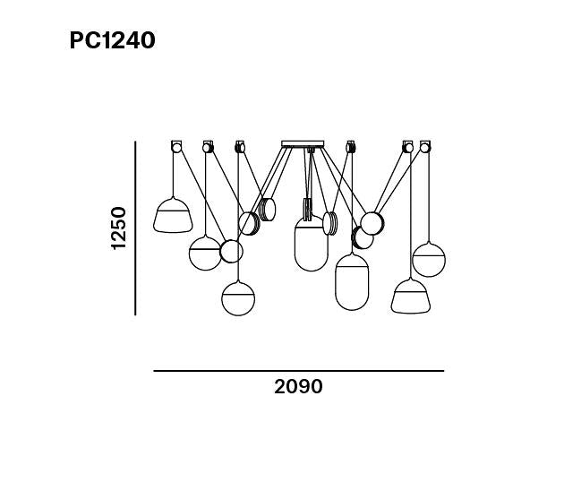 Pendul Planets PC1240, Brokis