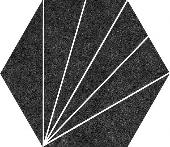 Gresie Hexagonală Aster Nero PT04961 Codicer