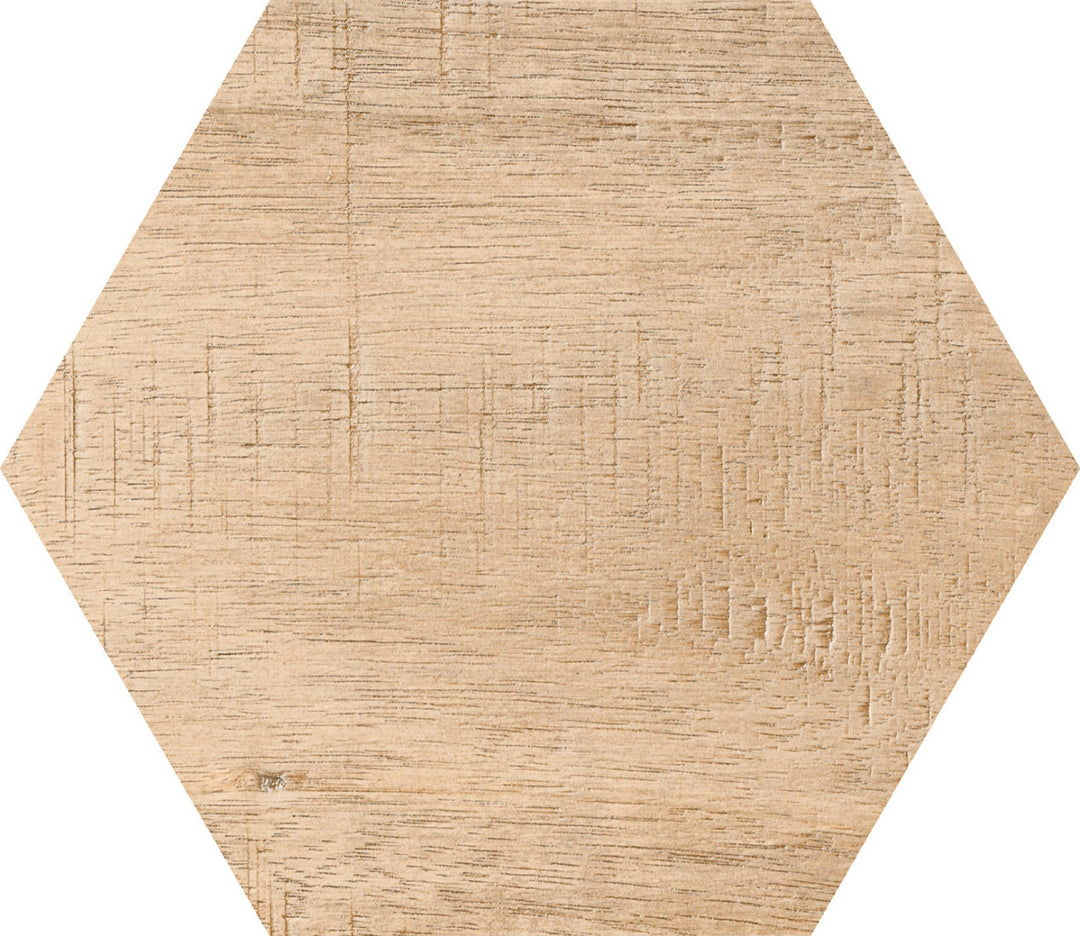 Gresie Hexagonală Sawnwood Brown PT05178 Codicer