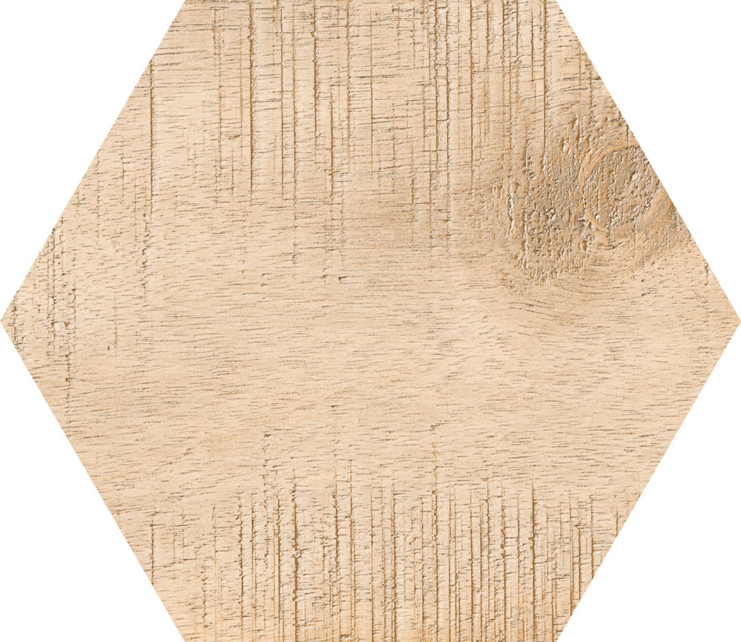 Gresie Hexagonală Sawnwood Brown PT05178 Codicer