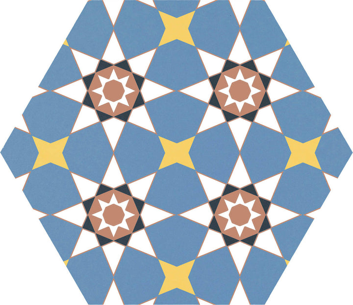 Gresie Hexagonală Kashbah Mix Colors PT05665 Codicer