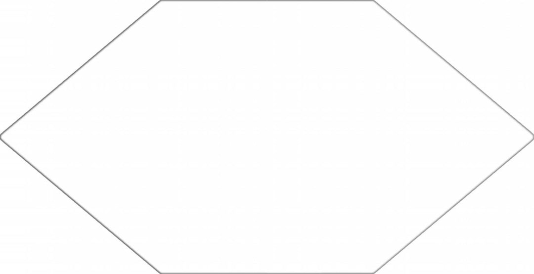 Gresie Hexagonală Basic White Kayak 17x33 cm PT05896 Codicer