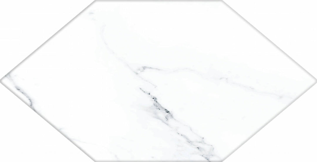 Gresie Hexagonală Calacatta White Kayak 17x33 cm PT05906  Codicer