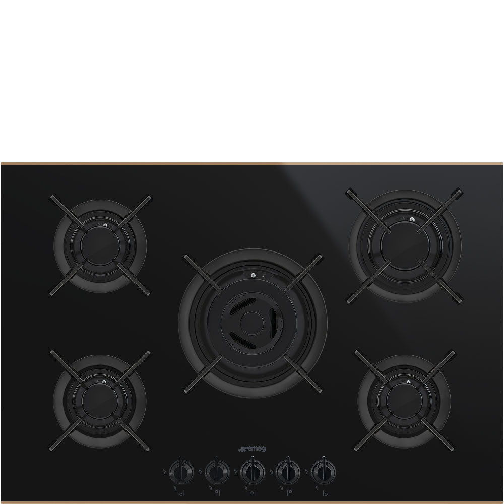 Plită gaz Dolce Stil Novo PV675CNR, Smeg