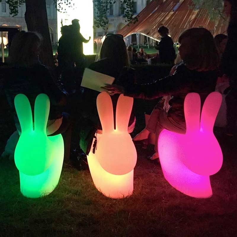 Scaun cu lampă reîncărcabilă Rabbit, Qeeboo