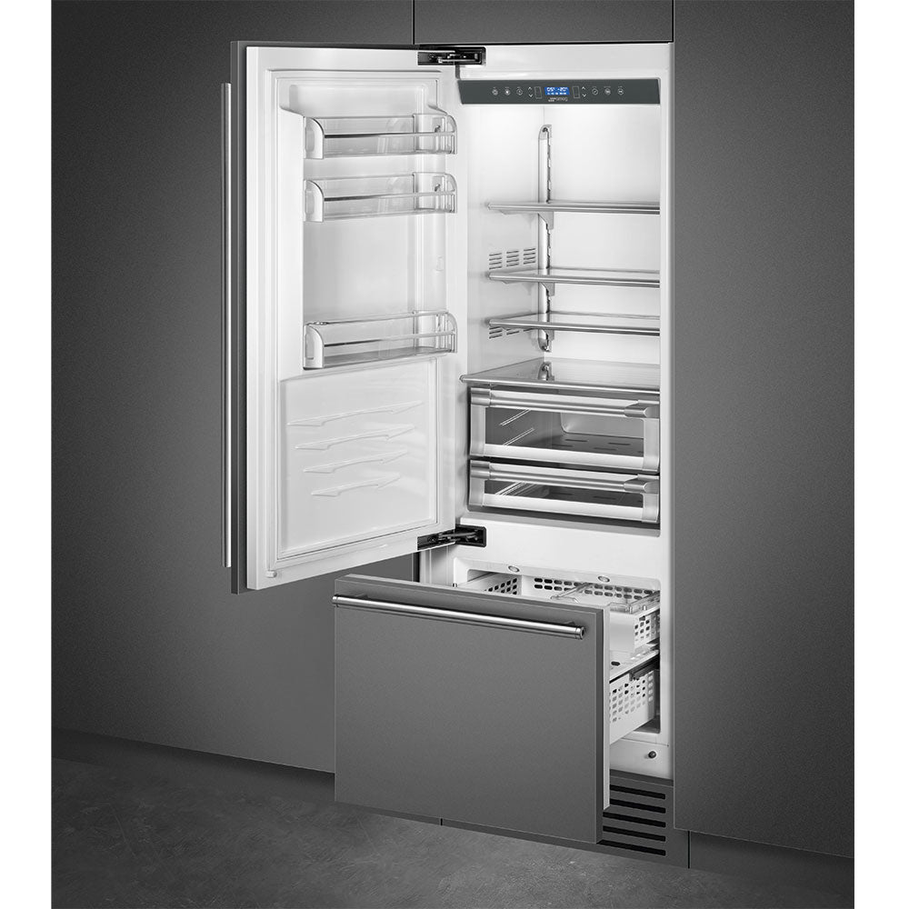 Combină frigorifică Universale RI76LSI, Smeg