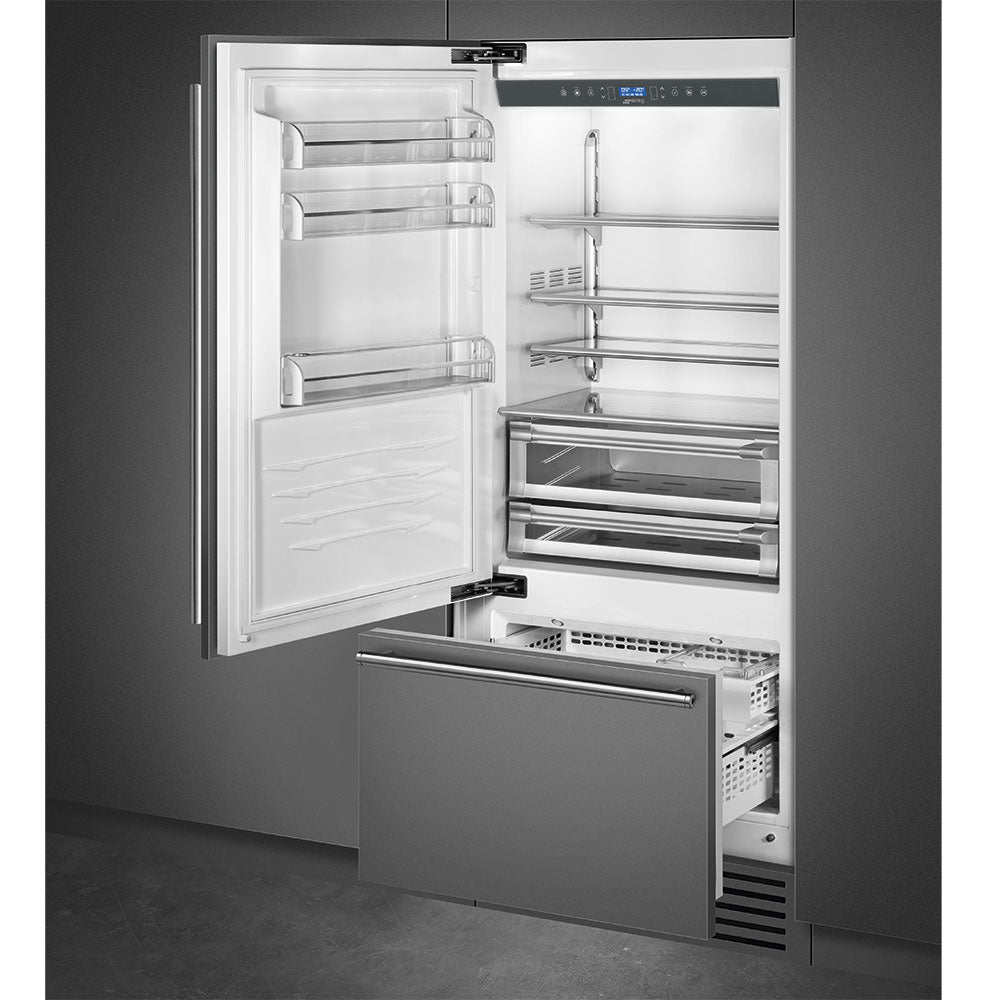 Combină frigorifică Universale RI96LSI, Smeg
