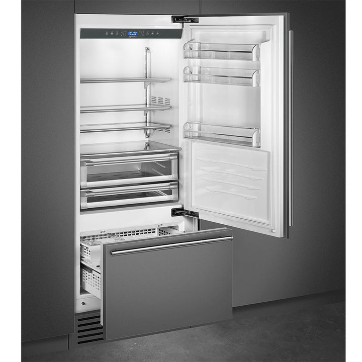 Combină frigorifică Universale RI96RSI, Smeg