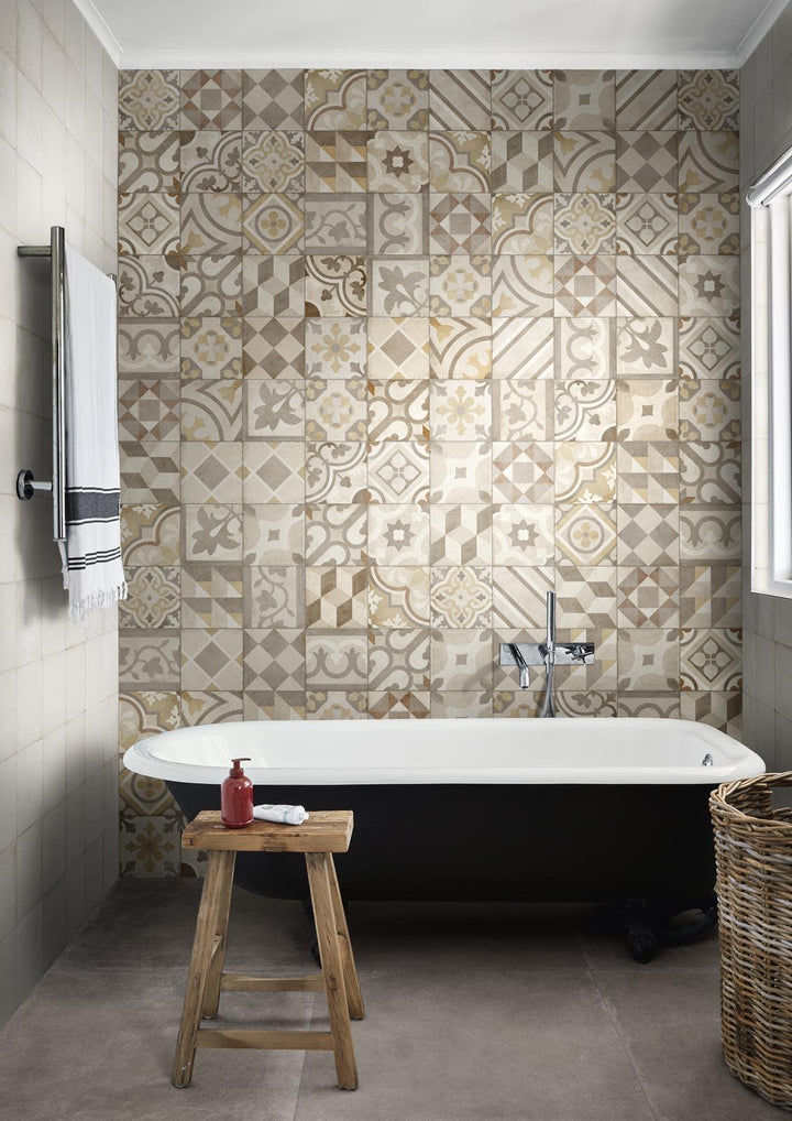 Gresie Ottocento Decors Mix Ambra Ragno