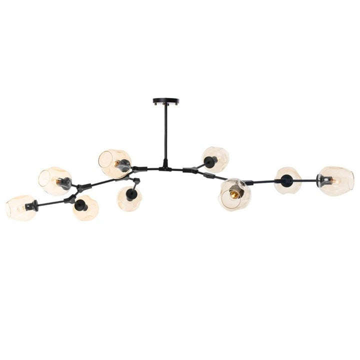 Lustră Modern Orchid Black ST-1232-9, Step Into Design