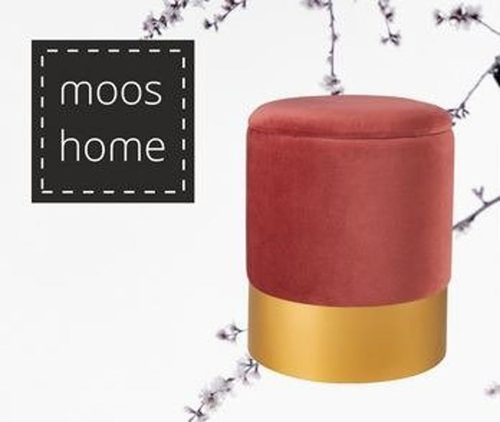 Puf Interior Velvet Dusty Pink VWF17B00B-L-R, Moos Home