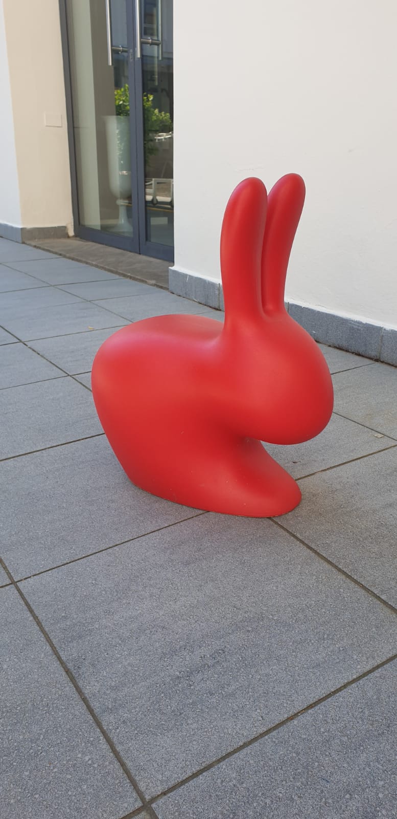 Scaun Rabbit Chair Baby Red, Qeeboo