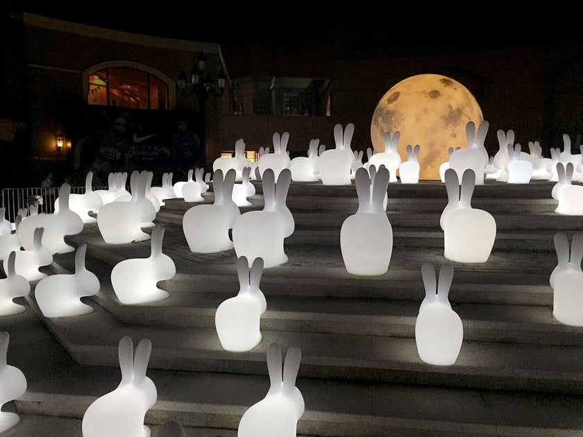 Scaun cu lampă reîncărcabilă Rabbit, Qeeboo
