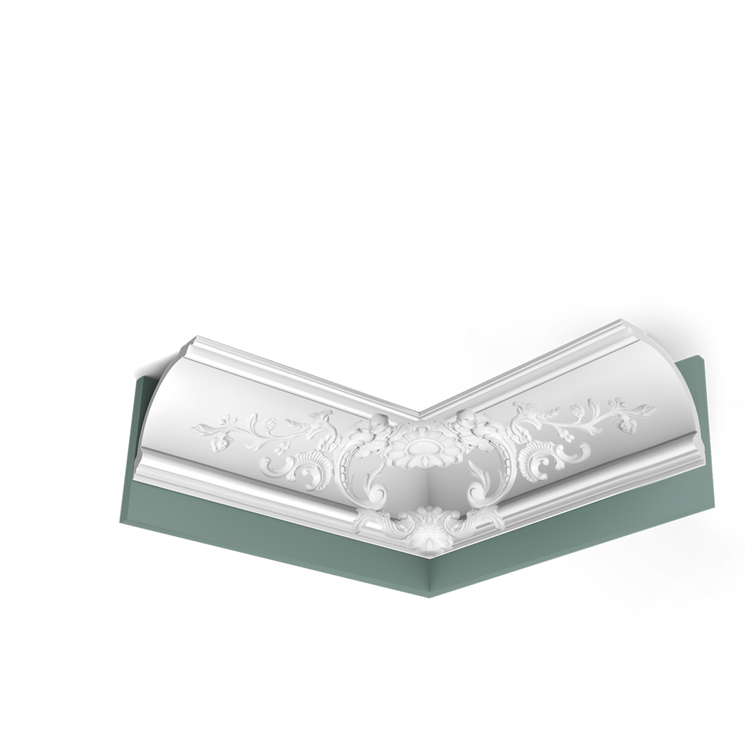 Cornișă Albă Duropolimer C338B, Orac