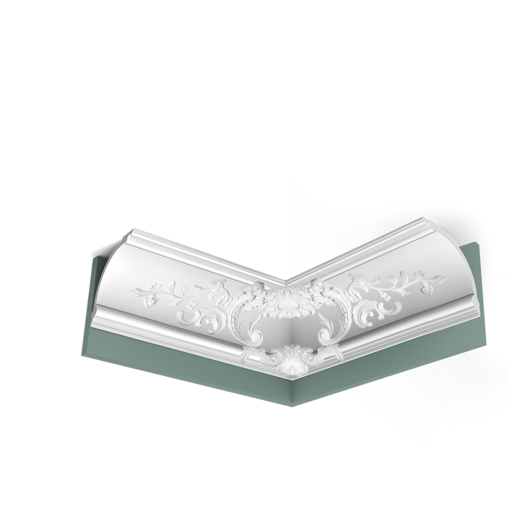 Cornișă Albă Duropolimer C338B, Orac