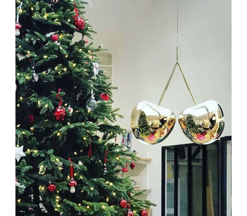 Lampă Cherry Metal Finish Gold, Qeeboo