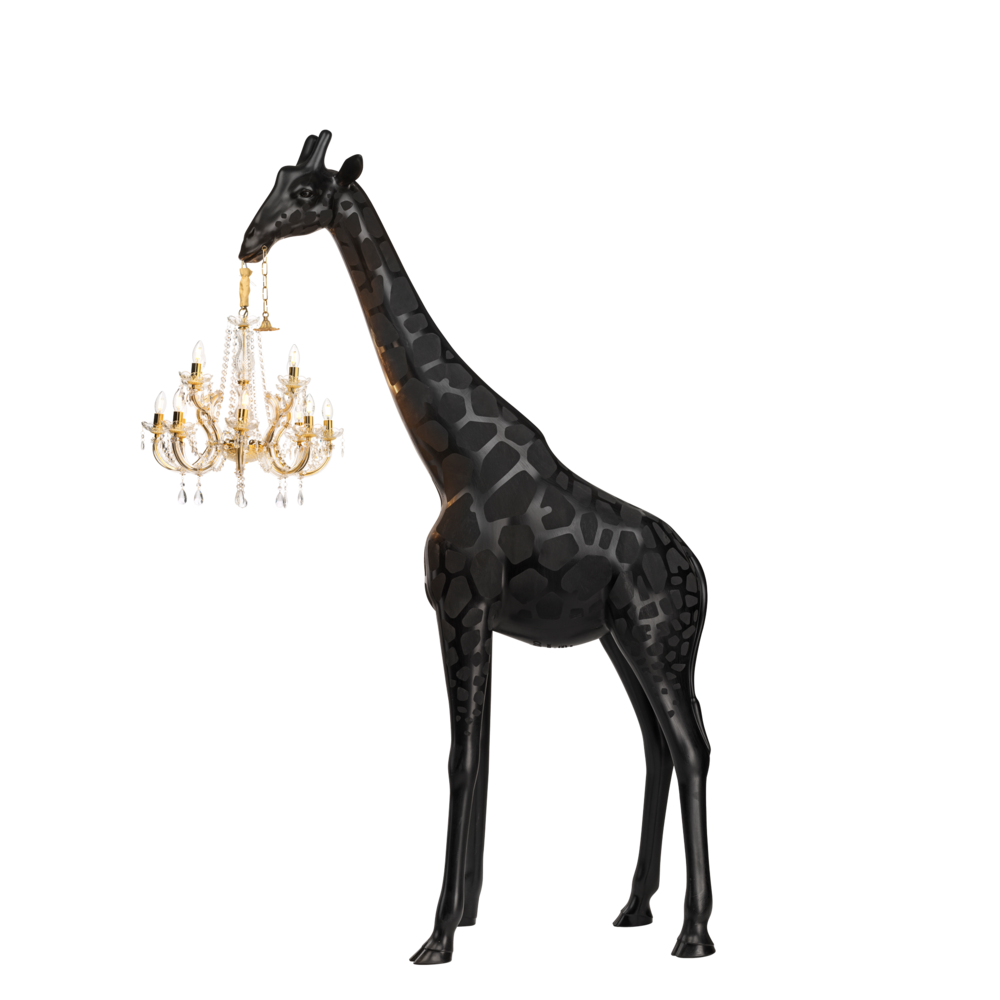 Giraffe in Love M Black Indoor, Qeeboo