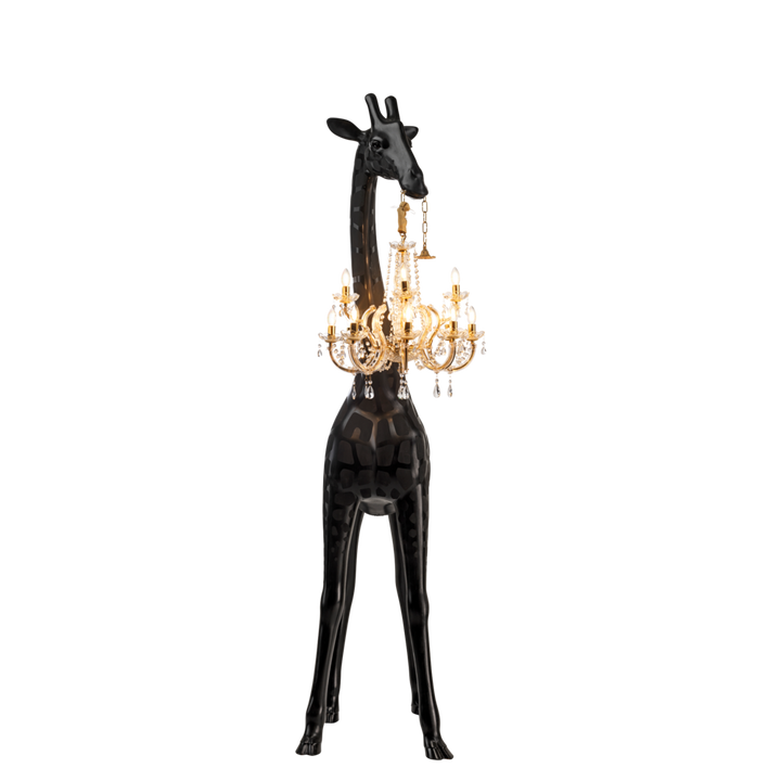 Giraffe in Love M Black Indoor, Qeeboo