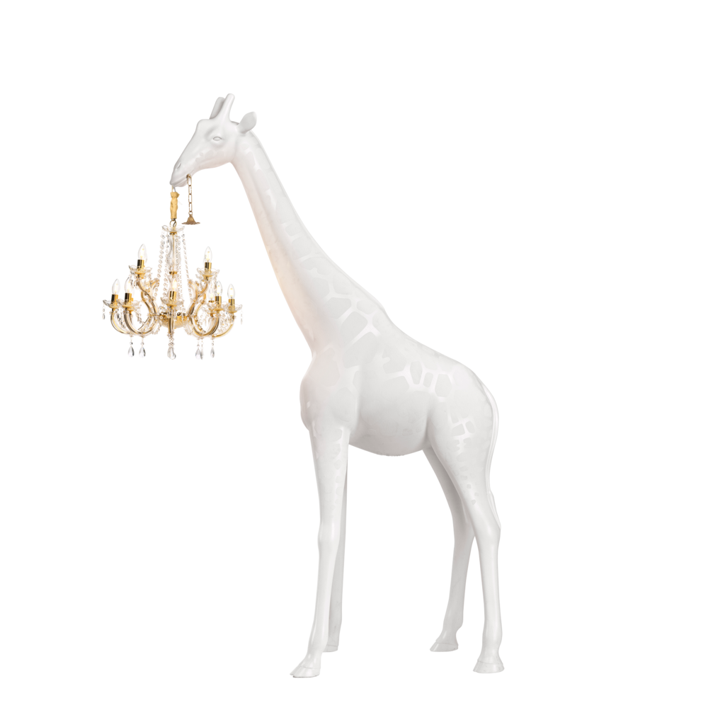 Giraffe in Love M White Indoor, Qeeboo