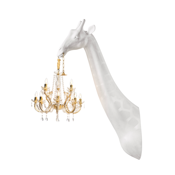 Giraffe in Love Wall Lamp White, Qeeboo