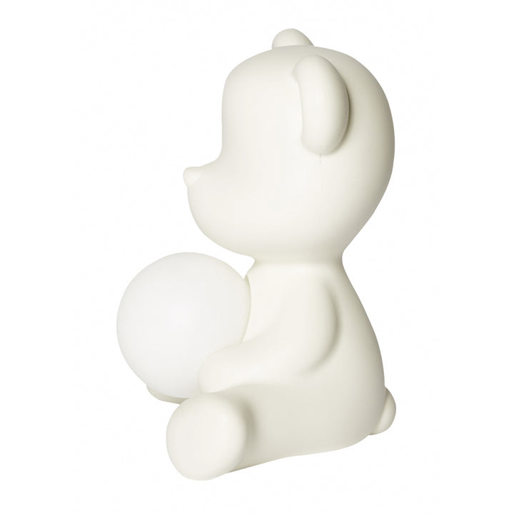 Lampă reîncărcabilă Teddy Girl White, Qeeboo