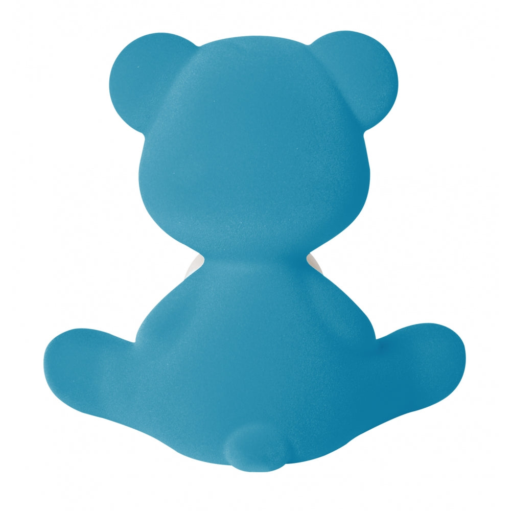 Lampă reîncărcabilă Velvet Teddy Girl Light Blue, Qeeboo