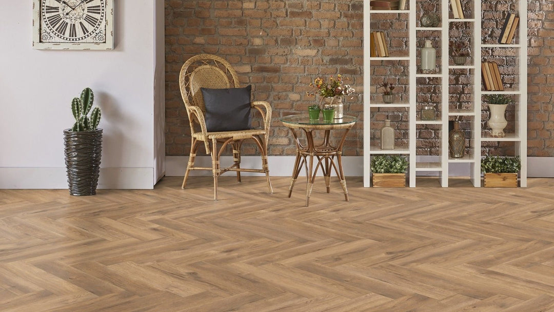 Parchet laminat Stejar Treviso Herringbone D4764 8/32, Kronotex