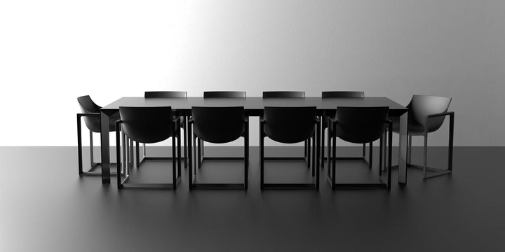 Masă cadru aluminiu Dining 180x80cm Frame Ramón Esteve, Vondom