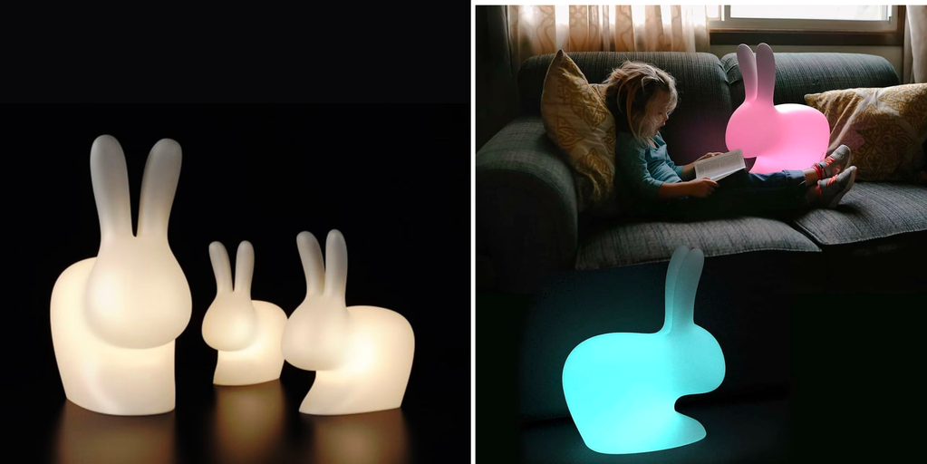 Scaun cu lampă reîncărcabilă Rabbit, Qeeboo