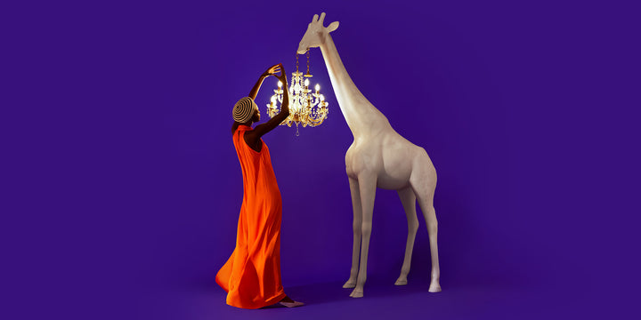 Giraffe in Love M White Indoor, Qeeboo