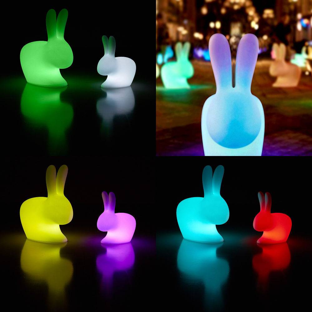 Scaun cu lampă reîncărcabilă Rabbit, Qeeboo
