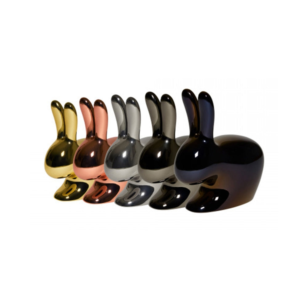 Scaun Rabbit Chair Metal Finish Silver, Qeeboo