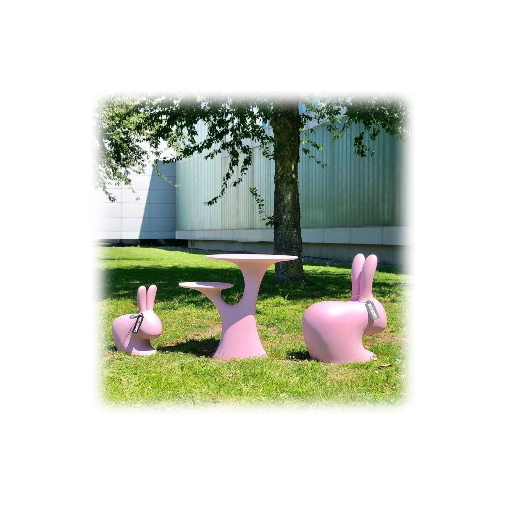 Masă Rabbit Tree Pink, Qeeboo