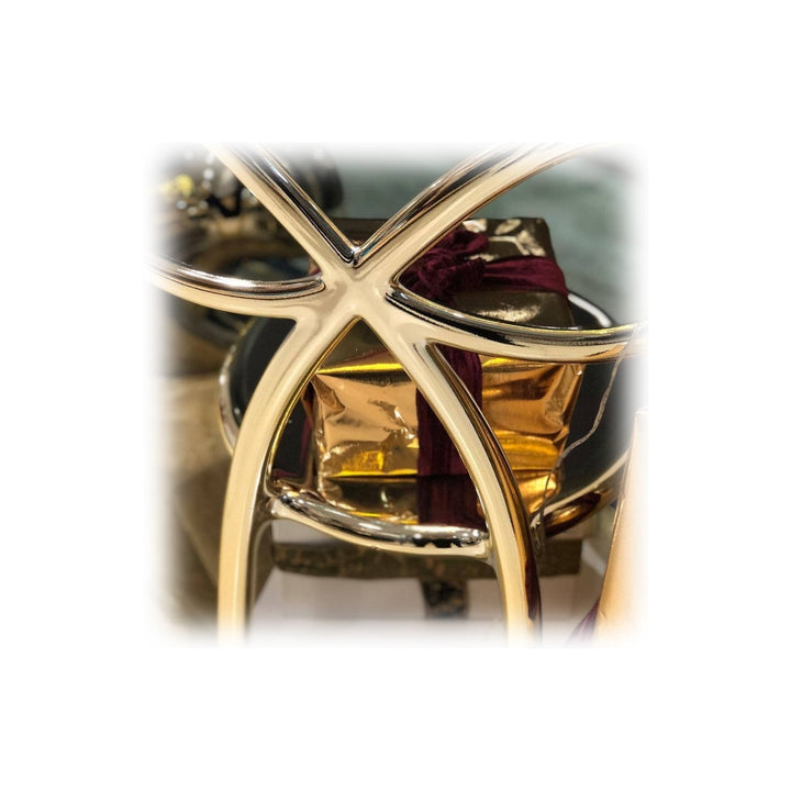 Scaun Ribbon Metal Finish Gold, Qeeboo