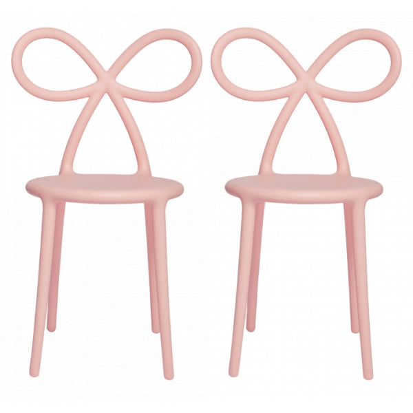 Set 2 scaune Ribbon Pink, Qeeboo