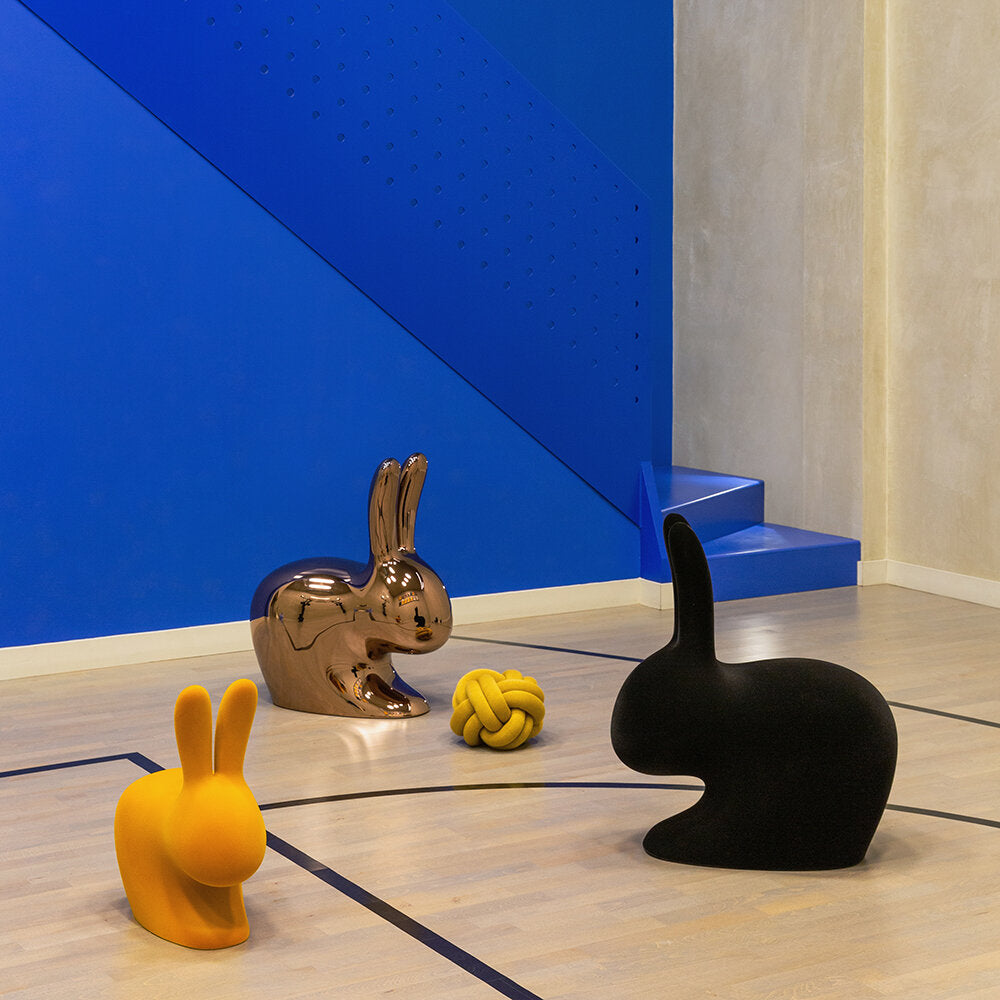 Scaun Rabbit Chair Metal Finish Copper, Qeeboo