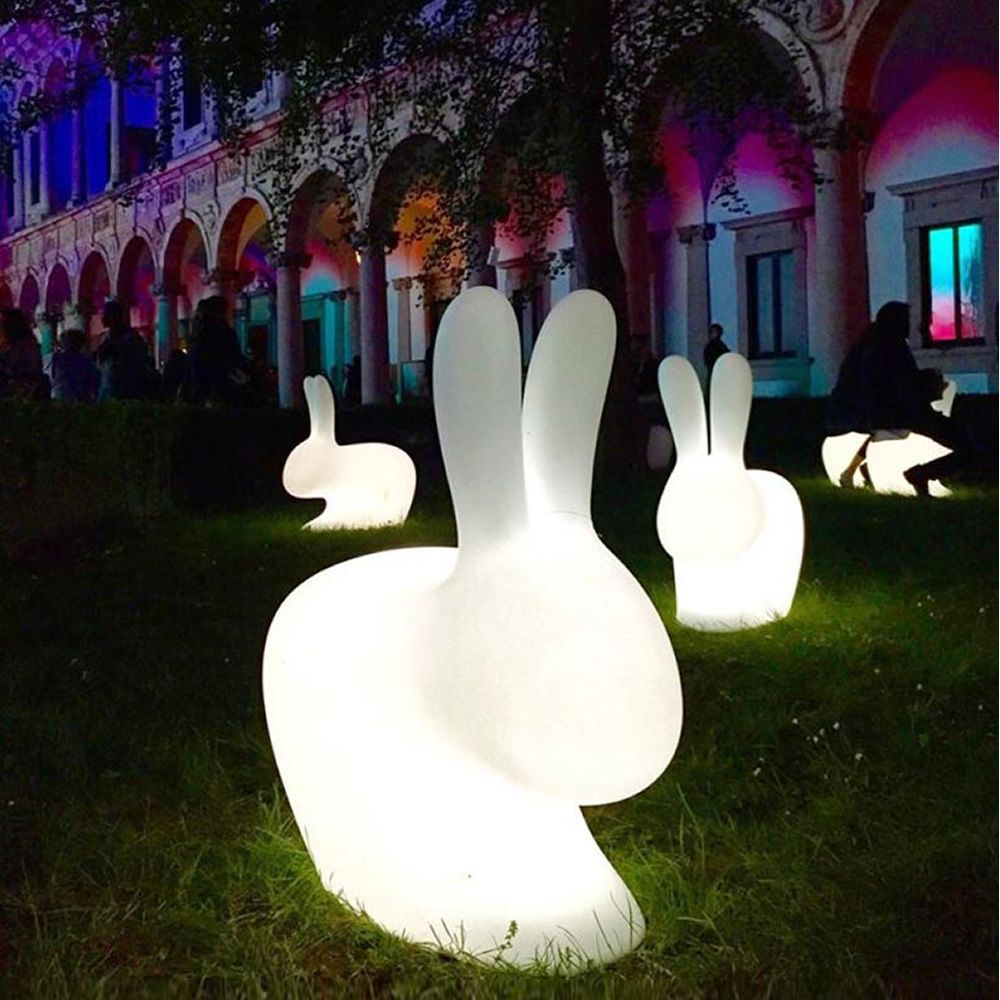 Scaun cu lampă reîncărcabilă Rabbit, Qeeboo