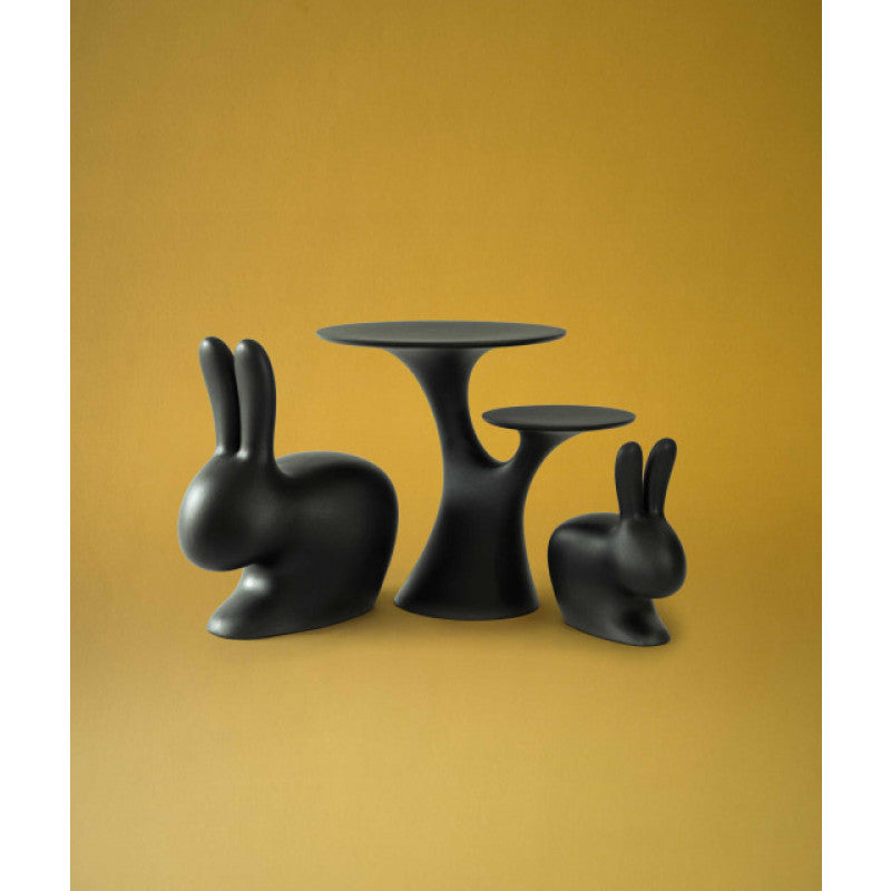 Masă Rabbit Tree Black, Qeeboo