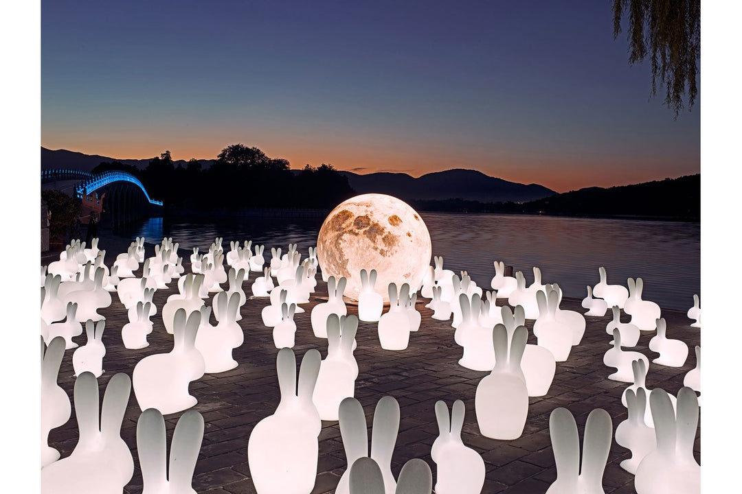 Scaun cu lampă reîncărcabilă Rabbit, Qeeboo