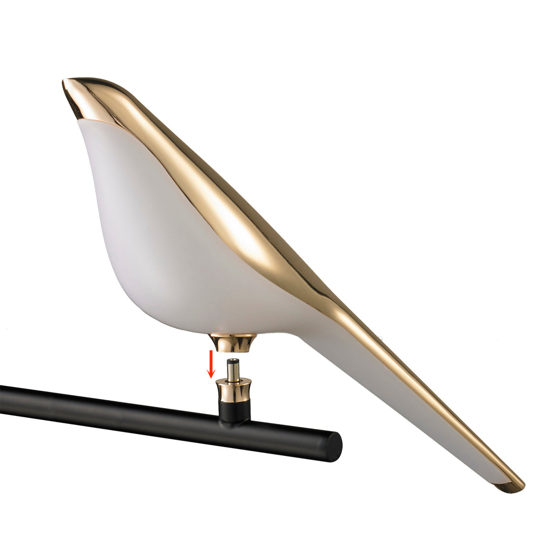 Aplică Aurie Bird Tit ST-9008-W, Step Into Design