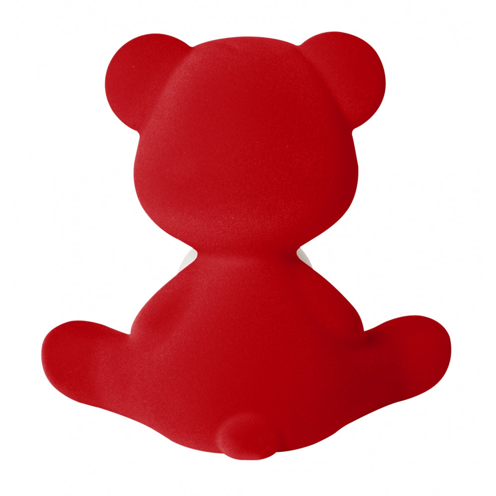 Lampă reîncărcabilă Velvet Teddy Girl Red, Qeeboo