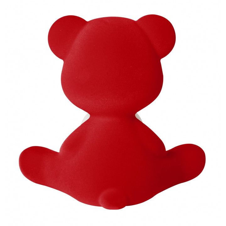 Lampă reîncărcabilă Velvet Teddy Girl Red, Qeeboo